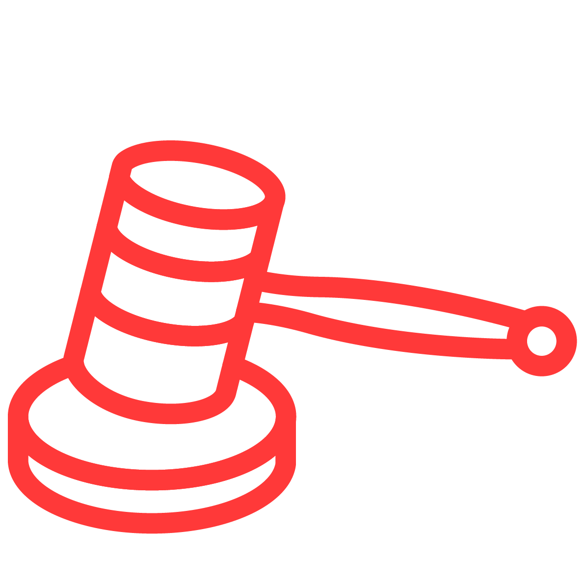 Icon of a gavel.